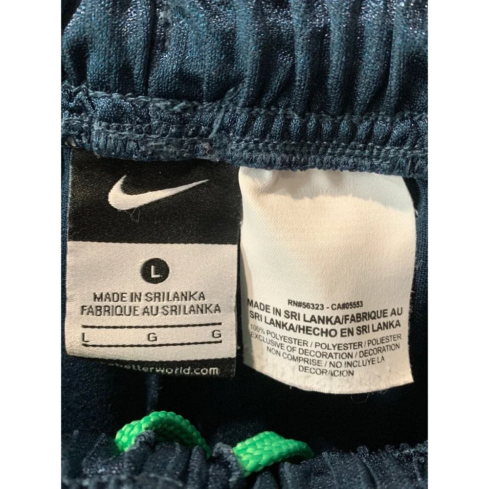 Nike Kid’s Size L Blue/Green Basketball Outdoor Athletic Shorts
